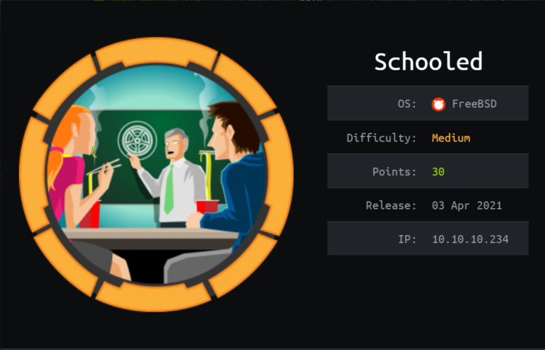 Hackthebox schooled writeup